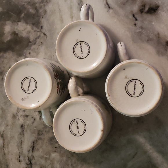 Cuthbertson Original Christmas Tree Made in England Coffee Mug Set Of 4 #2 - Picture 6 of 6